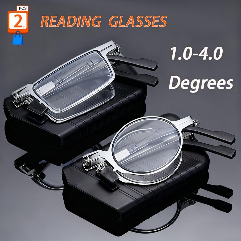 2PCS Foldable Portable High-Definition Unisex Anti-Blue Light Fatigue-Resistant Reading Glasses +100
2PCS Foldable Portable High-Definition Unisex Anti-Blue Light Fatigue-Resistant Reading Glasses +100