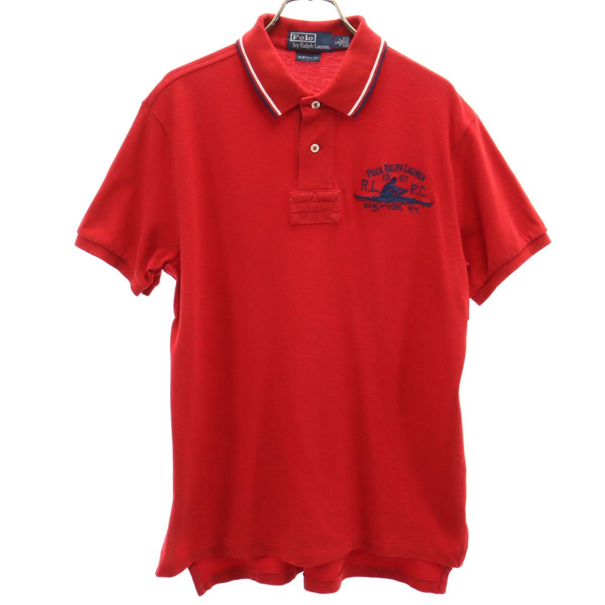 Polo by Ralph Lauren Short sleeve Custom fit Polo shirt L Red Fawn Men s Used
Polo by Ralph Lauren Short sleeve Custom fit Polo shirt L Red Fawn Men s Used