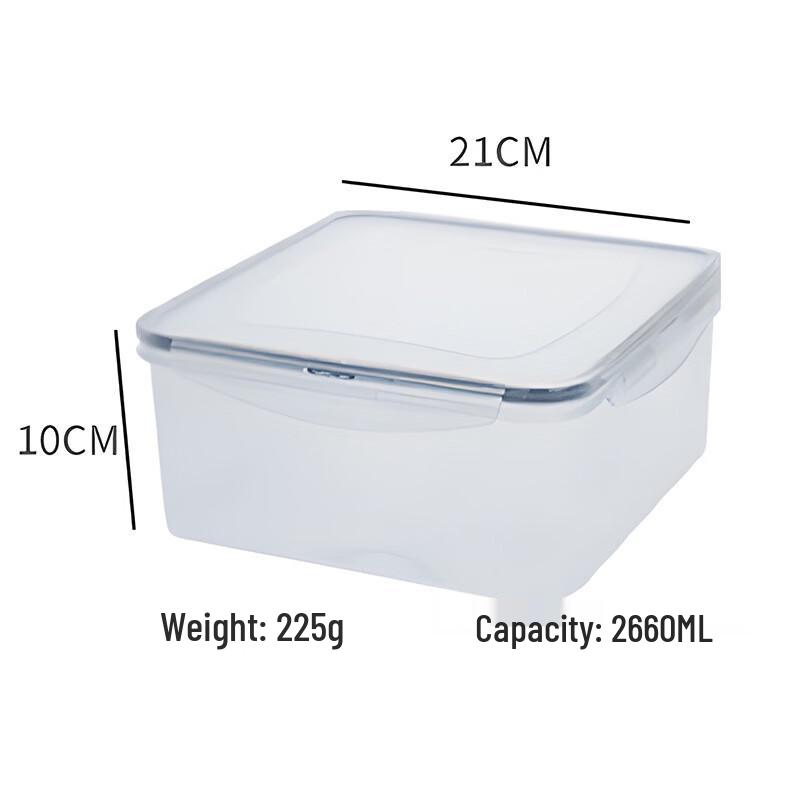 Ru Han Transparent Square Food Storage Containers
Ru Han Transparent Square Food Storage Containers