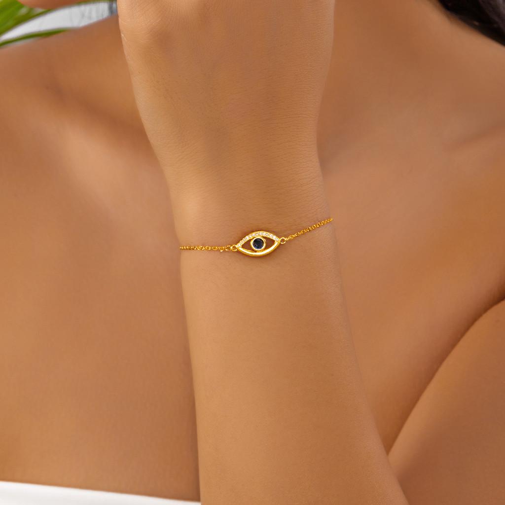 Demon Eye Copper Zircon Chain Elegant Designer Jewelry For Ladies Gift Idea Bracelet
Demon Eye Copper Zircon Chain Elegant Designer Jewelry For Ladies Gift Idea Bracelet
