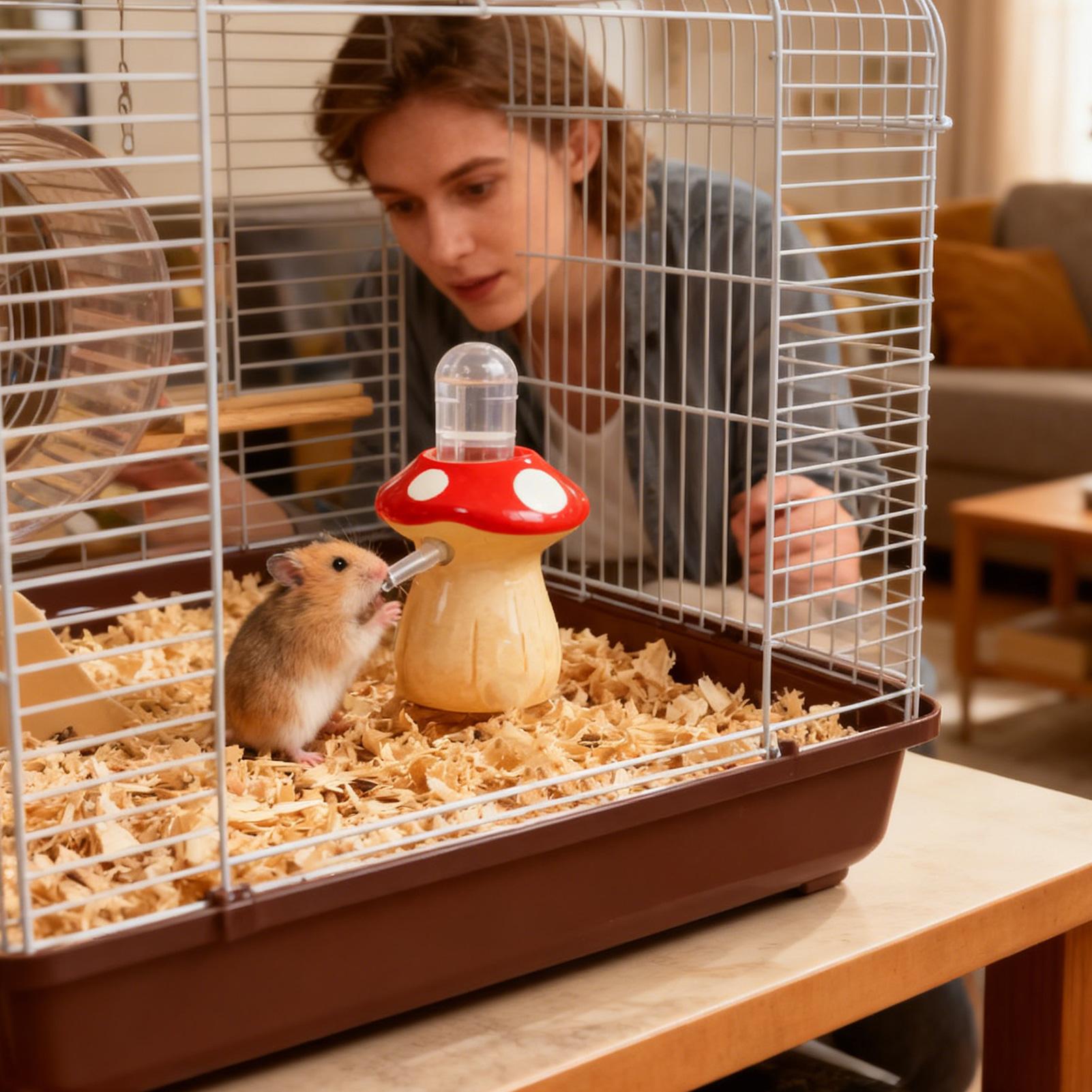 Gerbil Water Bottle Mushroom-Shaped Ceramic Cute Gerbil Water Dispenser For Chinchilla Balcony Cage Apartment Living Room China Mainland
Gerbil Water Bottle Mushroom-Shaped Ceramic Cute Gerbil Water Dispenser For Chinchilla Balcony Cage Apartment Living Room China Mainland