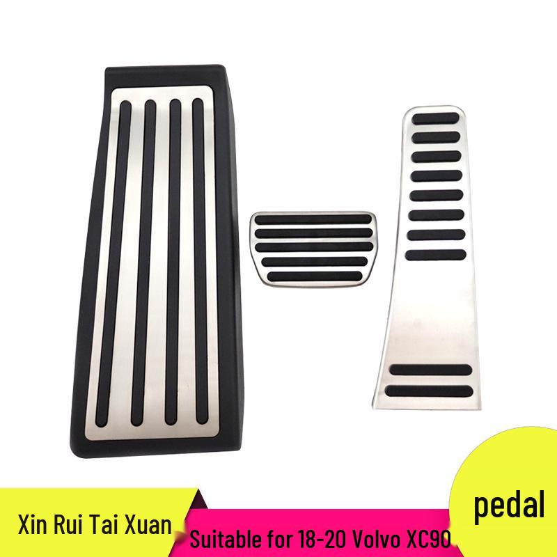 Противоскользящие педали тормоза и акселератора для Volvo XC90 2018-2020 годов Aluminum Alloy + Hard Rubber
Противоскользящие педали тормоза и акселератора для Volvo XC90 2018-2020 годов Aluminum Alloy + Hard Rubber