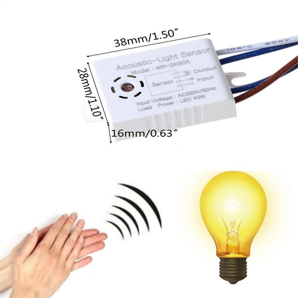 40W Corridor Lamp Smart Sensor Module Sound Voice Sensor Voice Control Sensor Smart Sensor Switches білий
40W Corridor Lamp Smart Sensor Module Sound Voice Sensor Voice Control Sensor Smart Sensor Switches білий