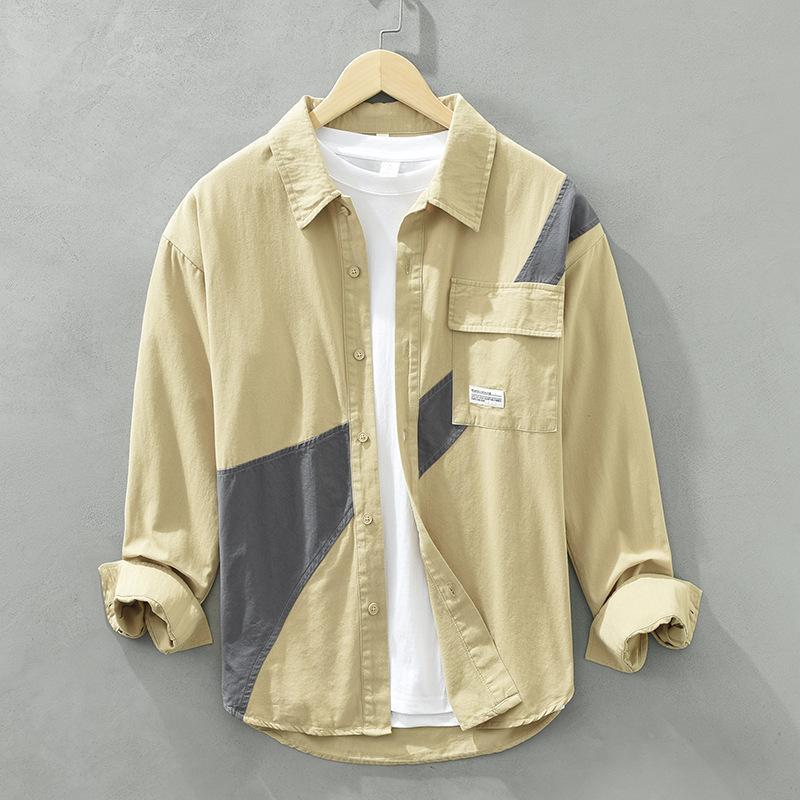 Новая модная мужская рубашка с длинным рукавом, весна и осень, повседневные рубашки в японском стиле с карманами, свободная мужская одежда из чистого хлопка XXXL хаки
Новая модная мужская рубашка с длинным рукавом, весна и осень, повседневные рубашки в японском стиле с карманами, свободная мужская одежда из чистого хлопка XXXL хаки