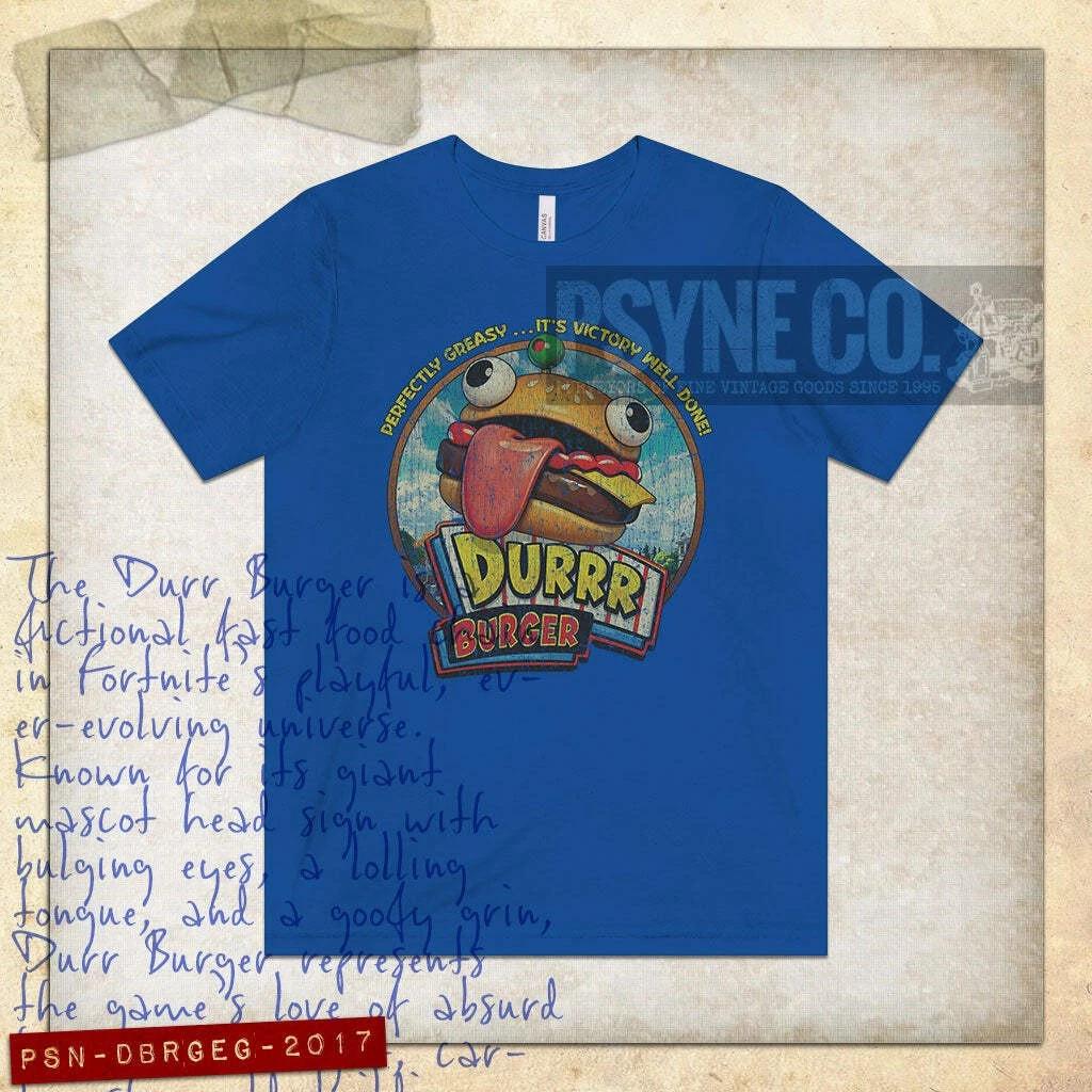 Durrr Burger Perfectly Greasy 2017 Vintage Men s T shirt S
Durrr Burger Perfectly Greasy 2017 Vintage Men s T shirt S