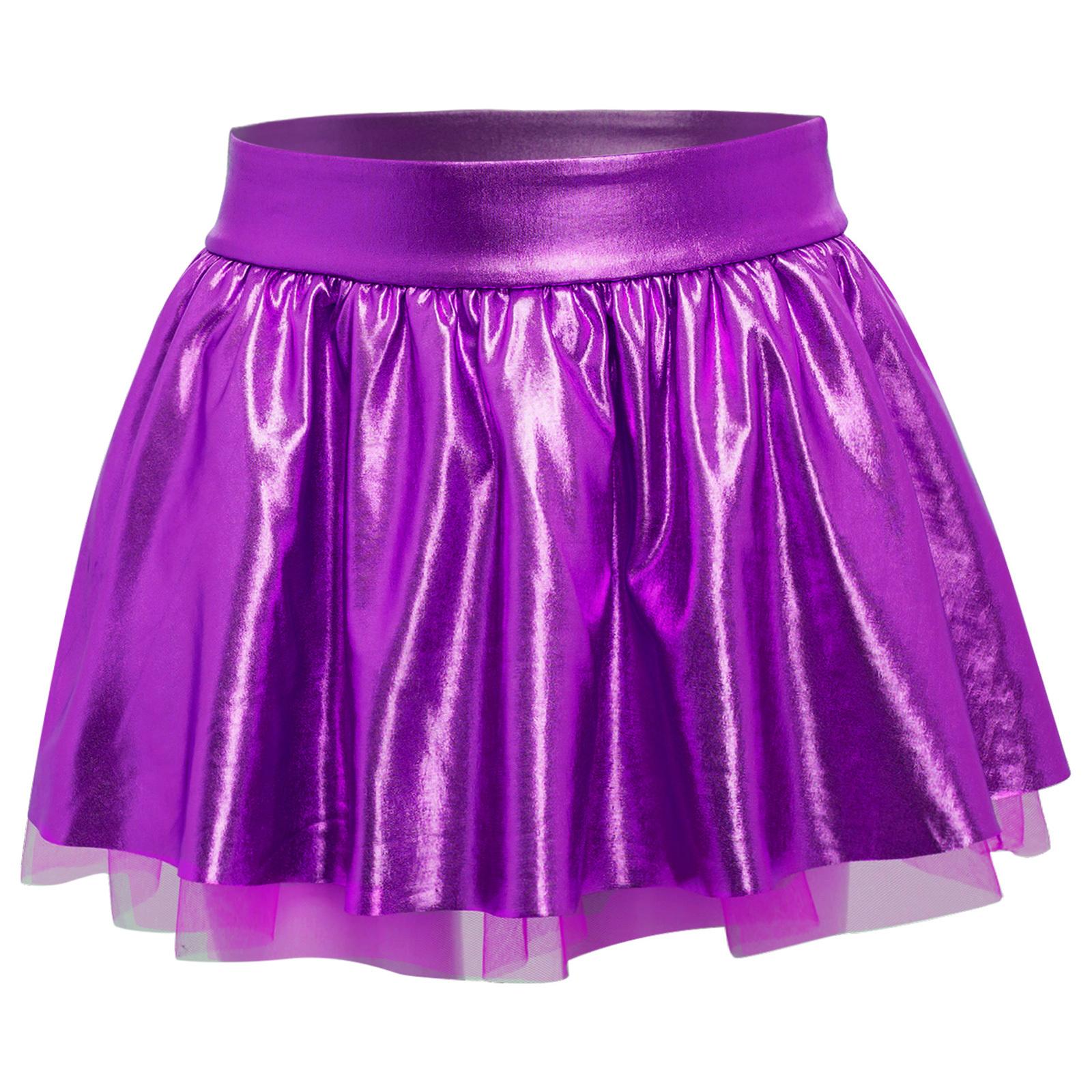 Girls Dance Tutu Skirt Metallic Elastic Waistband Shiny Costume Performance Competition 11-12 Years фіолетовий
Girls Dance Tutu Skirt Metallic Elastic Waistband Shiny Costume Performance Competition 11-12 Years фіолетовий