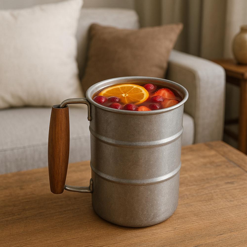 Stainless Steel Cold Drinks Mug Oil Barrel Design Coffee Cup Drinking Utensils Camping Cup Camping срібний
Stainless Steel Cold Drinks Mug Oil Barrel Design Coffee Cup Drinking Utensils Camping Cup Camping срібний