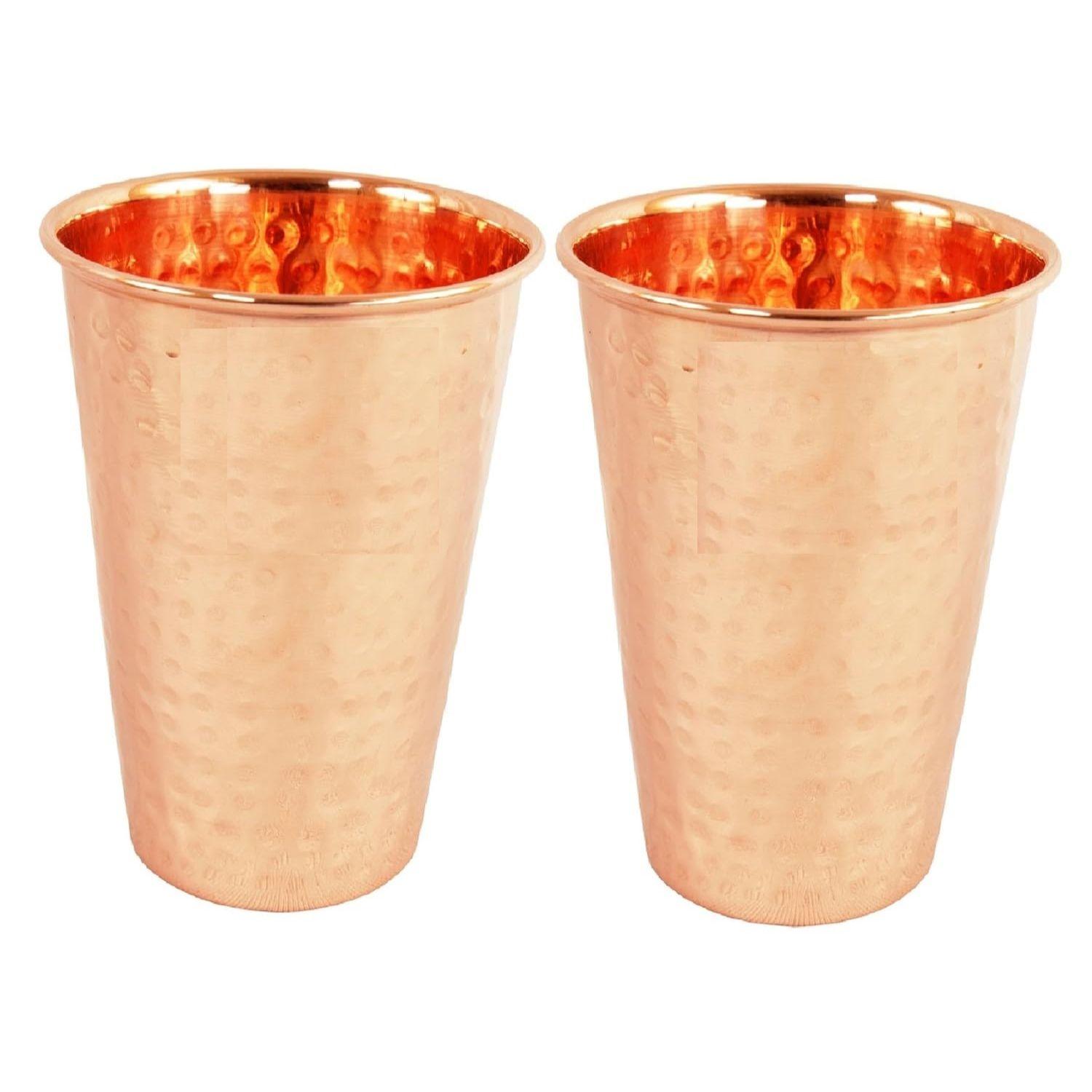 4.0 X 3.0 Handmade 100% Pure Copper Glass Cup Volume 380 ML Water Storage Home Decorate Good Health Benefits Yoga, Ayurveda, Set of 2
4.0 X 3.0 Handmade 100% Pure Copper Glass Cup Volume 380 ML Water Storage Home Decorate Good Health Benefits Yoga, Ayurveda, Set of 2