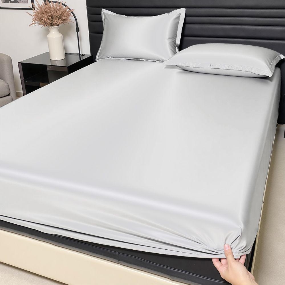 2025 Преміальне простирадло на гумці з крижаного шовку - Імітація тенселю, Клас А, Безпечне для матері та дитини, Можна прати в машині, Надглибоке Single piece: 150cmx200cm
2025 Преміальне простирадло на гумці з крижаного шовку - Імітація тенселю, Клас А, Безпечне для матері та дитини, Можна прати в машині, Надглибоке Single piece: 150cmx200cm