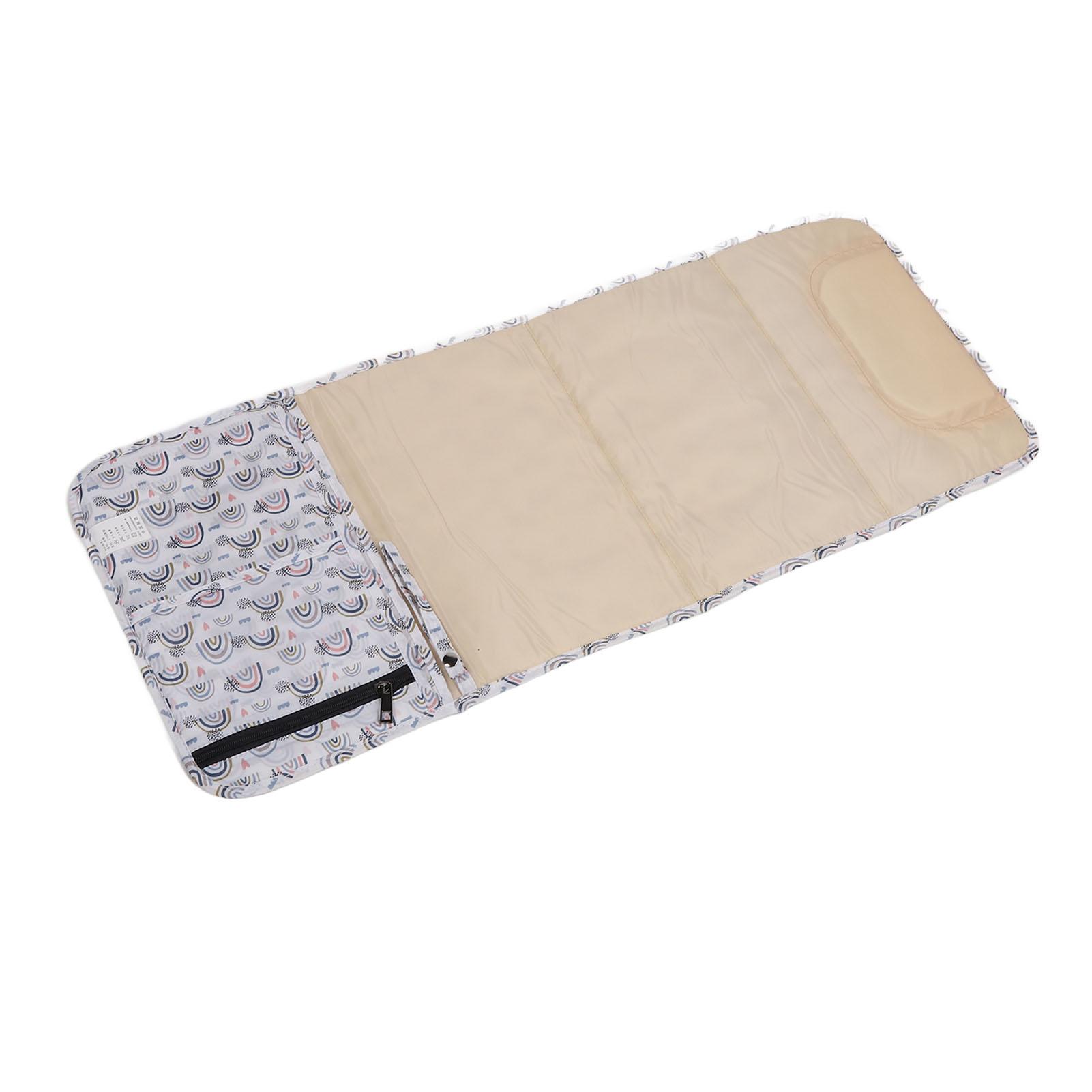 Diaper Changing Pad Rainbow Pattern Waterproof Portable Multifunctional Nylon Baby Changing Mat White
Diaper Changing Pad Rainbow Pattern Waterproof Portable Multifunctional Nylon Baby Changing Mat White