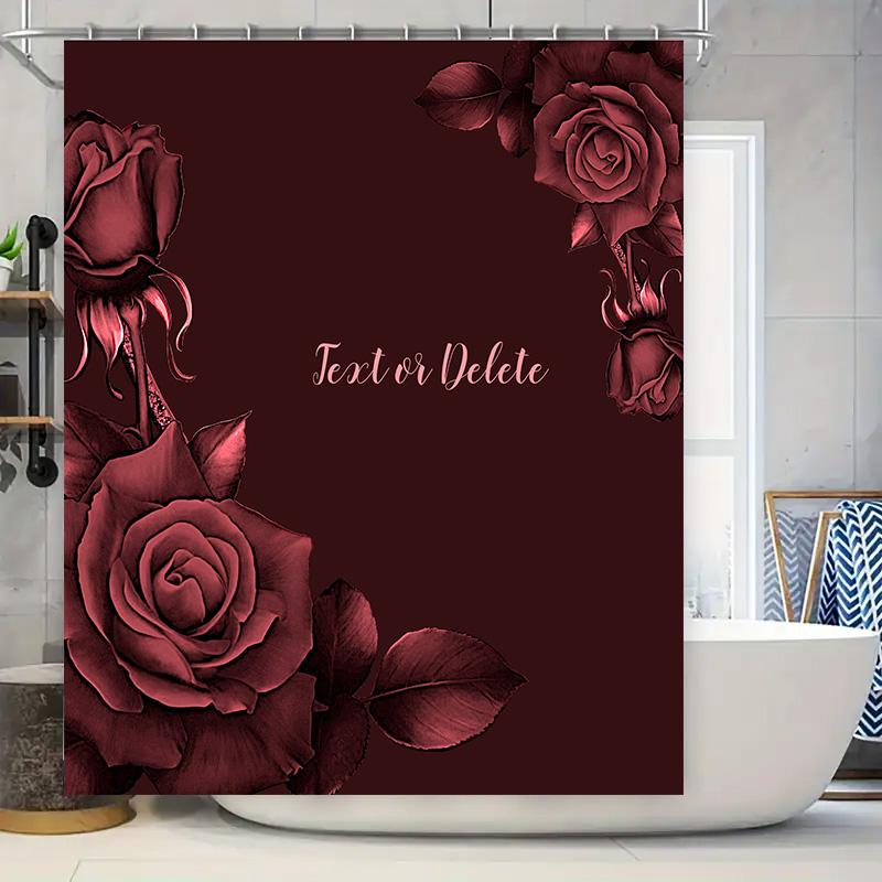 Luxury Red Roses Shower Curtain Decorative Bathroom Accessories For Home Decoration Text Or Delete Option Available (86X72In) W60H190(CM)-1 Pcs
Luxury Red Roses Shower Curtain Decorative Bathroom Accessories For Home Decoration Text Or Delete Option Available (86X72In) W60H190(CM)-1 Pcs