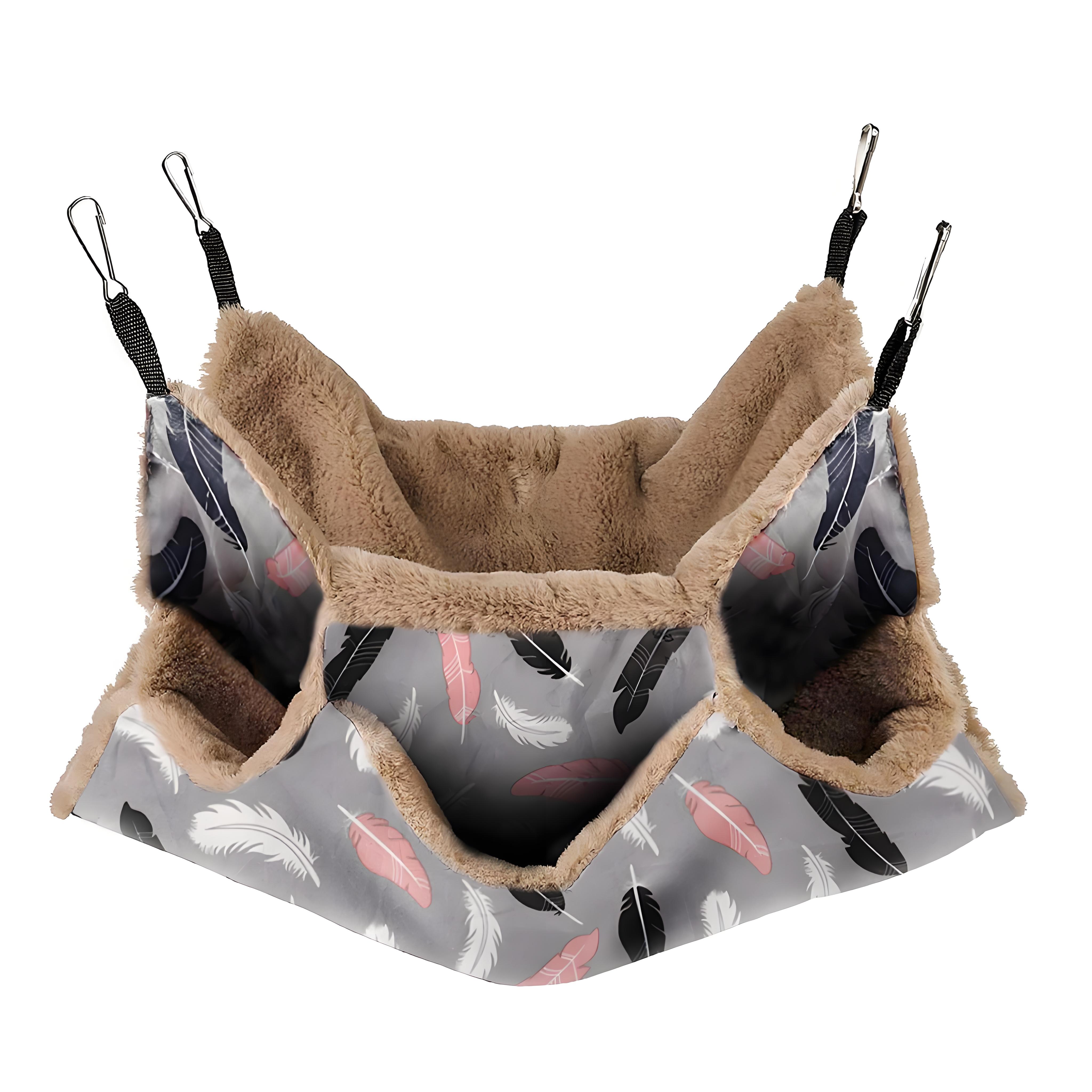 Cozy Plush Hamster Hammock Bed | Cage Hanging Nest for Small Pets | Secure Warm Sleeping Spot for Ferrets & Squirrels коричневый
Cozy Plush Hamster Hammock Bed | Cage Hanging Nest for Small Pets | Secure Warm Sleeping Spot for Ferrets & Squirrels коричневый