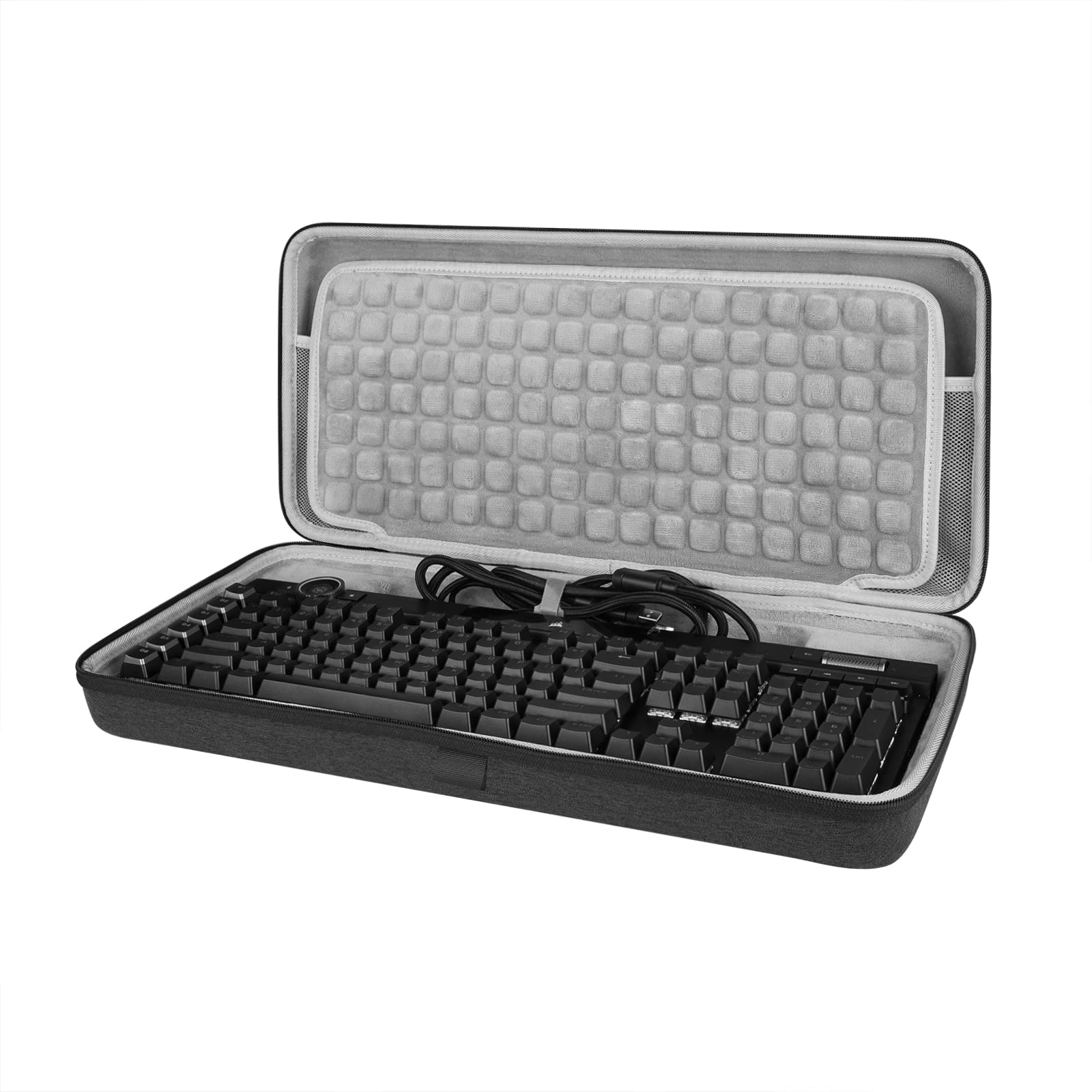 Geekria Full Size Keyboard Case Hard Shell Travel Carry Bag for 104~108 Keys Computer Mechanical Gaming Keyboard Compatible with Corsair Corsair K100
Geekria Full Size Keyboard Case Hard Shell Travel Carry Bag for 104~108 Keys Computer Mechanical Gaming Keyboard Compatible with Corsair Corsair K100