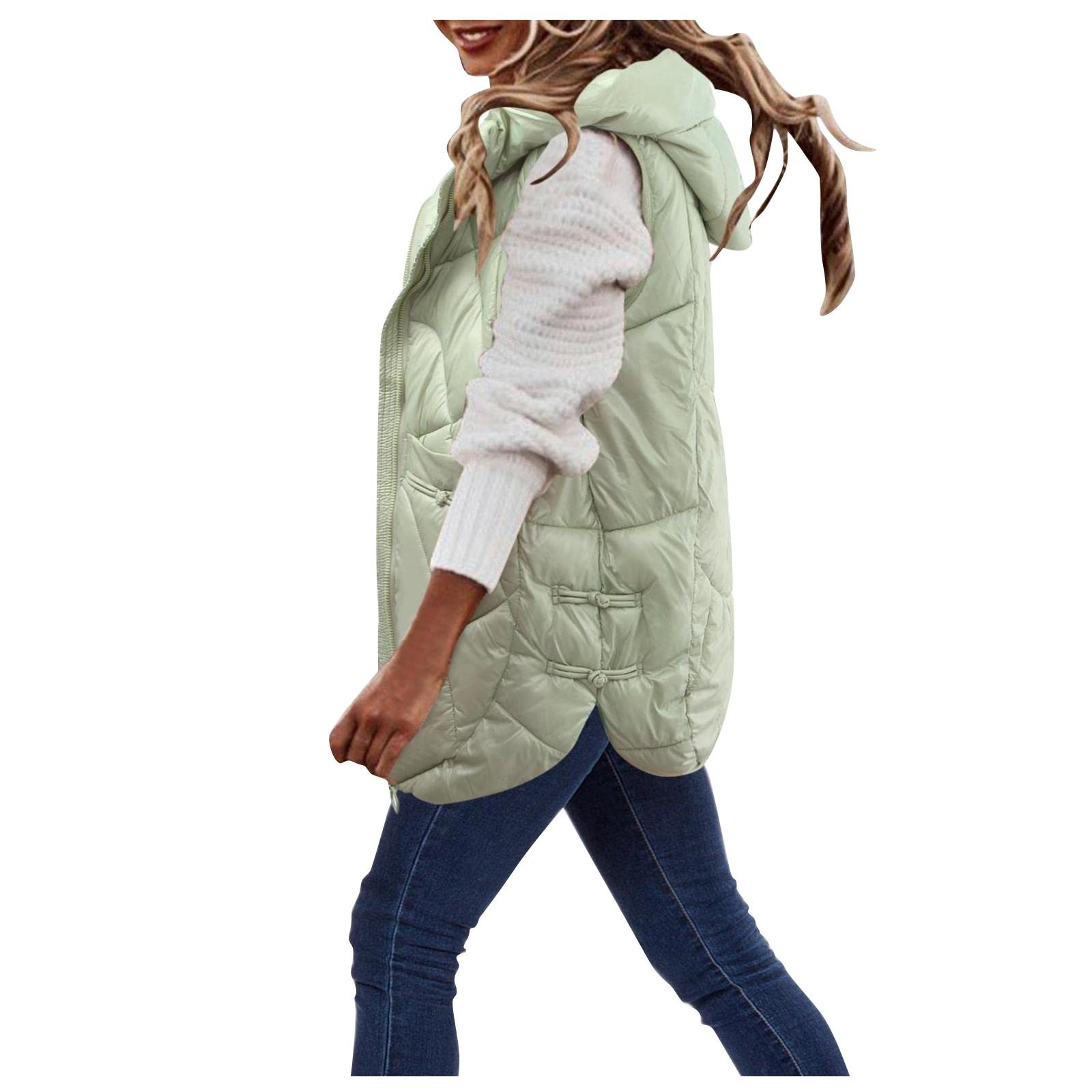 Женская зимняя майка без рукавов, легкая, с воротником-стойкой, на молнии, однотонная стеганая жилетка XXL зелёный
Женская зимняя майка без рукавов, легкая, с воротником-стойкой, на молнии, однотонная стеганая жилетка XXL зелёный