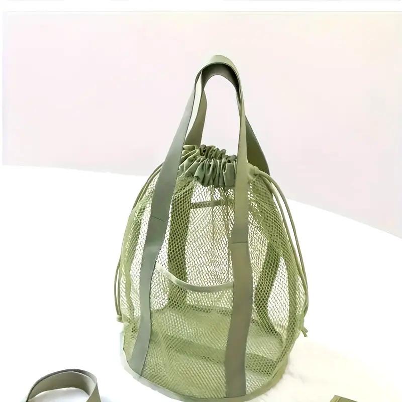 Outdoor Travel Storage Bag Mesh Hollow Tote Bag Drawstring Bundle Mouth Bag Folding Ultra-light Beach Bag Toilet Bag зелений
Outdoor Travel Storage Bag Mesh Hollow Tote Bag Drawstring Bundle Mouth Bag Folding Ultra-light Beach Bag Toilet Bag зелений