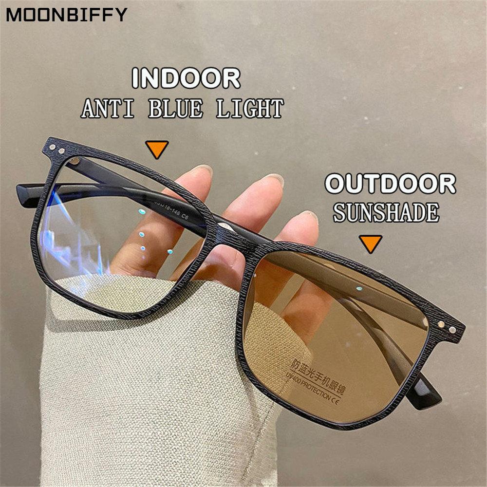 Korean Style Reading Glasses Color Changing Myopia Glasses TR90 Ultra Light Blue Light Proof Glasses Unisex Sunglasses Women
Korean Style Reading Glasses Color Changing Myopia Glasses TR90 Ultra Light Blue Light Proof Glasses Unisex Sunglasses Women