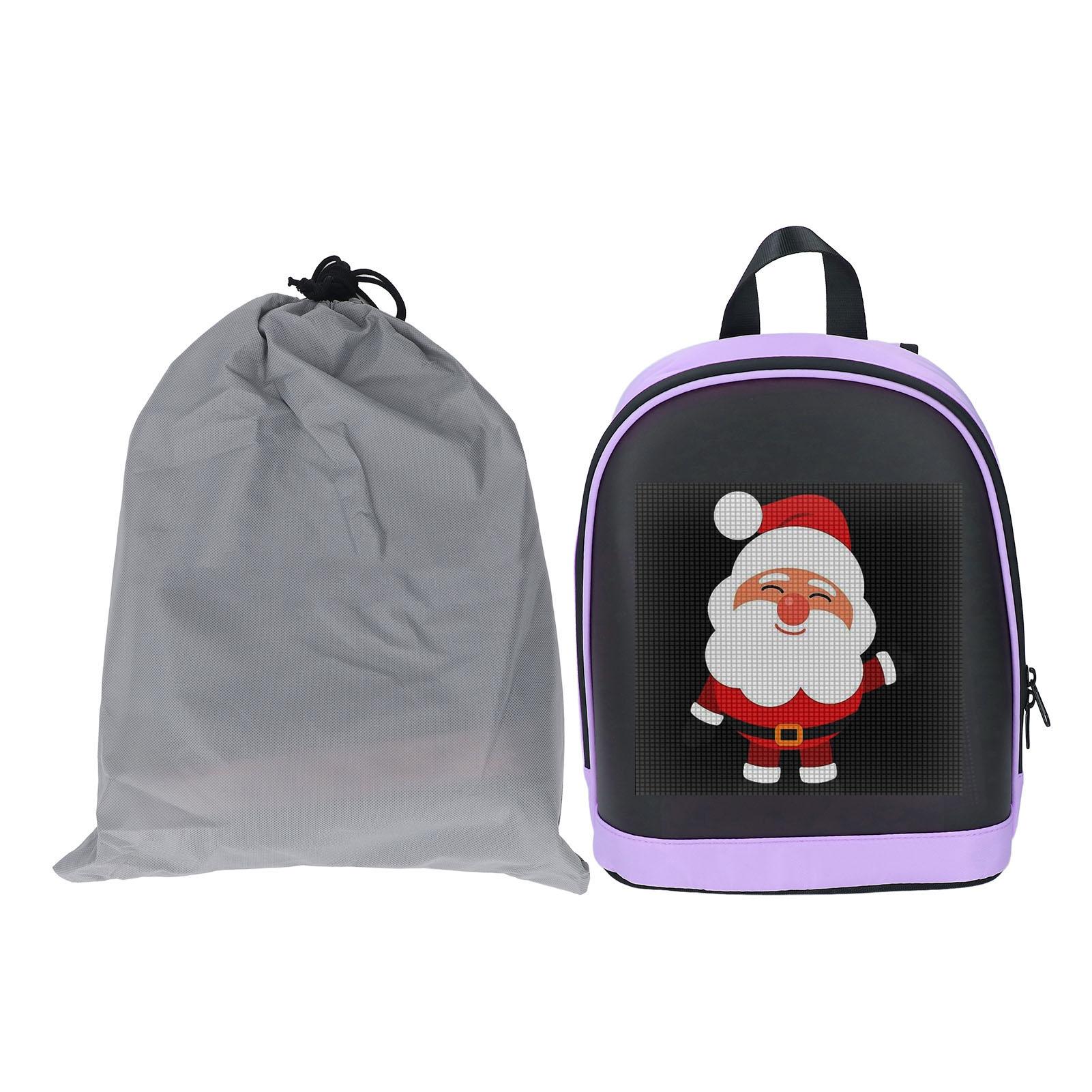 LED Backpack 64x64 Dot Array Full Color Programmable Screen Backpack Customizable Text Animation
LED Backpack 64x64 Dot Array Full Color Programmable Screen Backpack Customizable Text Animation