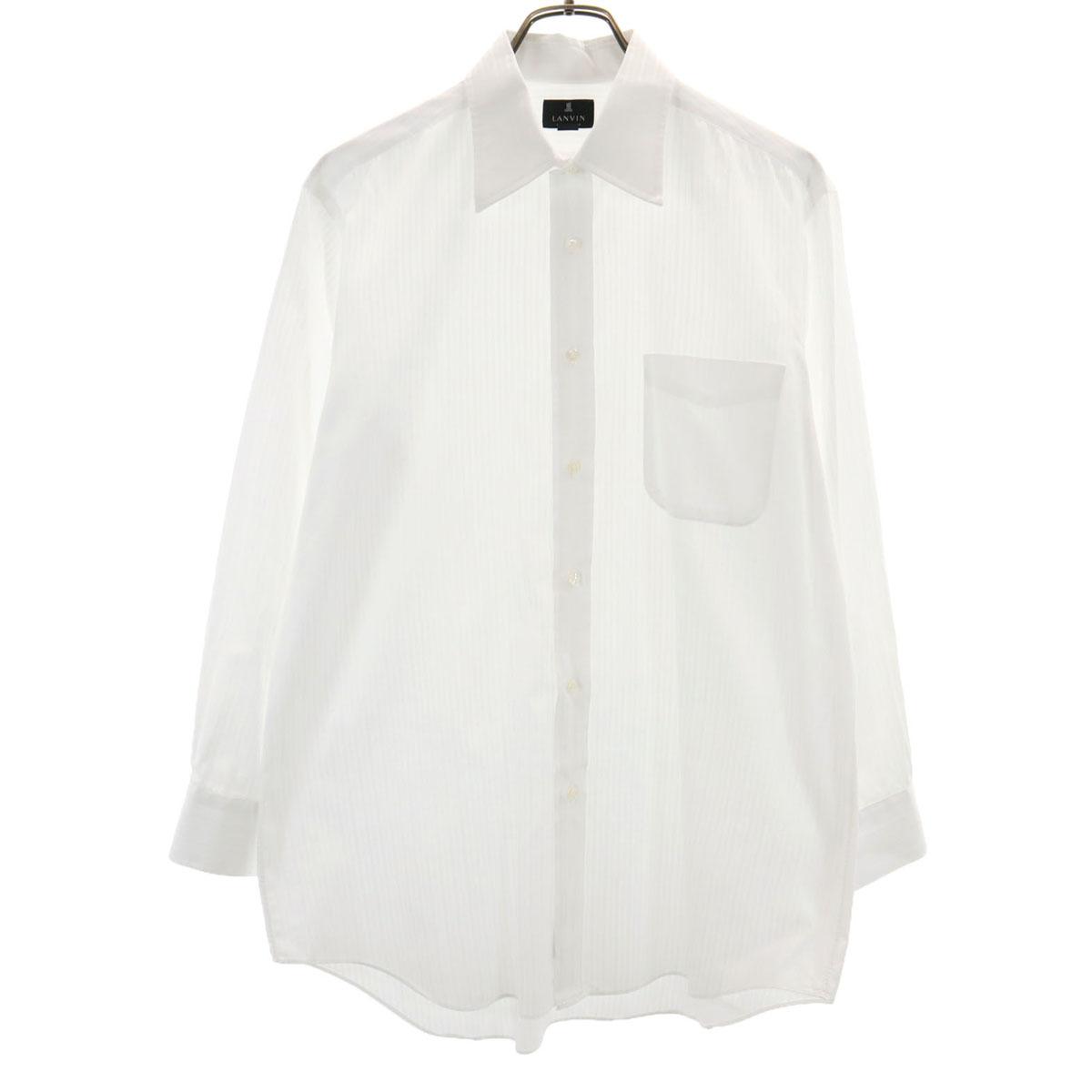 LANVIN сделано в Японии Рубашка с длинным рукавом в полоску 410-80 Белая Мужская Б/у
LANVIN сделано в Японии Рубашка с длинным рукавом в полоску 410-80 Белая Мужская Б/у