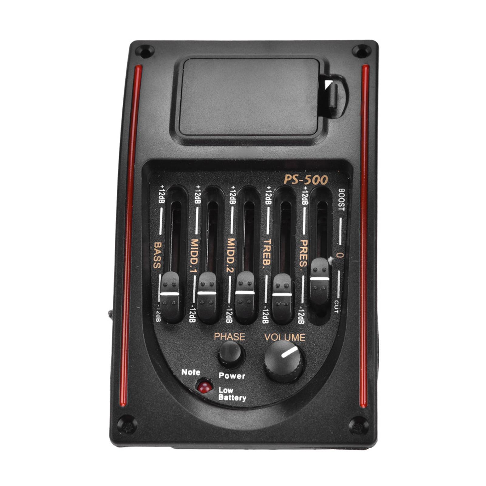 EQ PS 500 5Band Equalizer Digital Tuner Pickup for Acoustic Guitar
EQ PS 500 5Band Equalizer Digital Tuner Pickup for Acoustic Guitar