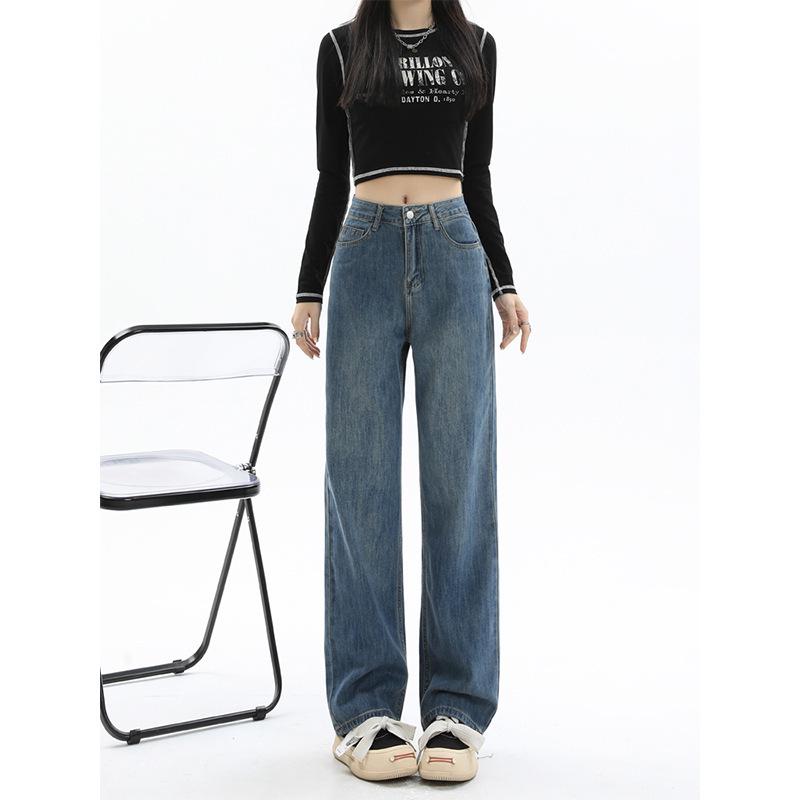 Women s Retro Blue Wide-Leg Fleece-Lined High-Waist Jeans - Plus Size, Floor-Length, Autumn/Winter 2024 XL
Women s Retro Blue Wide-Leg Fleece-Lined High-Waist Jeans - Plus Size, Floor-Length, Autumn/Winter 2024 XL