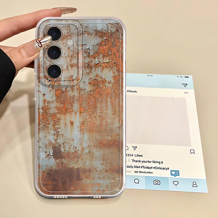 Case for Samsung Galaxy A54 A73 A06 A56 A52 A72 A05 A50 A03 A50 A51 A55 A31 A02 A71 A04 A53 A07 Soft Cover Retro Rust Design Galaxy A07 4G
Case for Samsung Galaxy A54 A73 A06 A56 A52 A72 A05 A50 A03 A50 A51 A55 A31 A02 A71 A04 A53 A07 Soft Cover Retro Rust Design Galaxy A07 4G