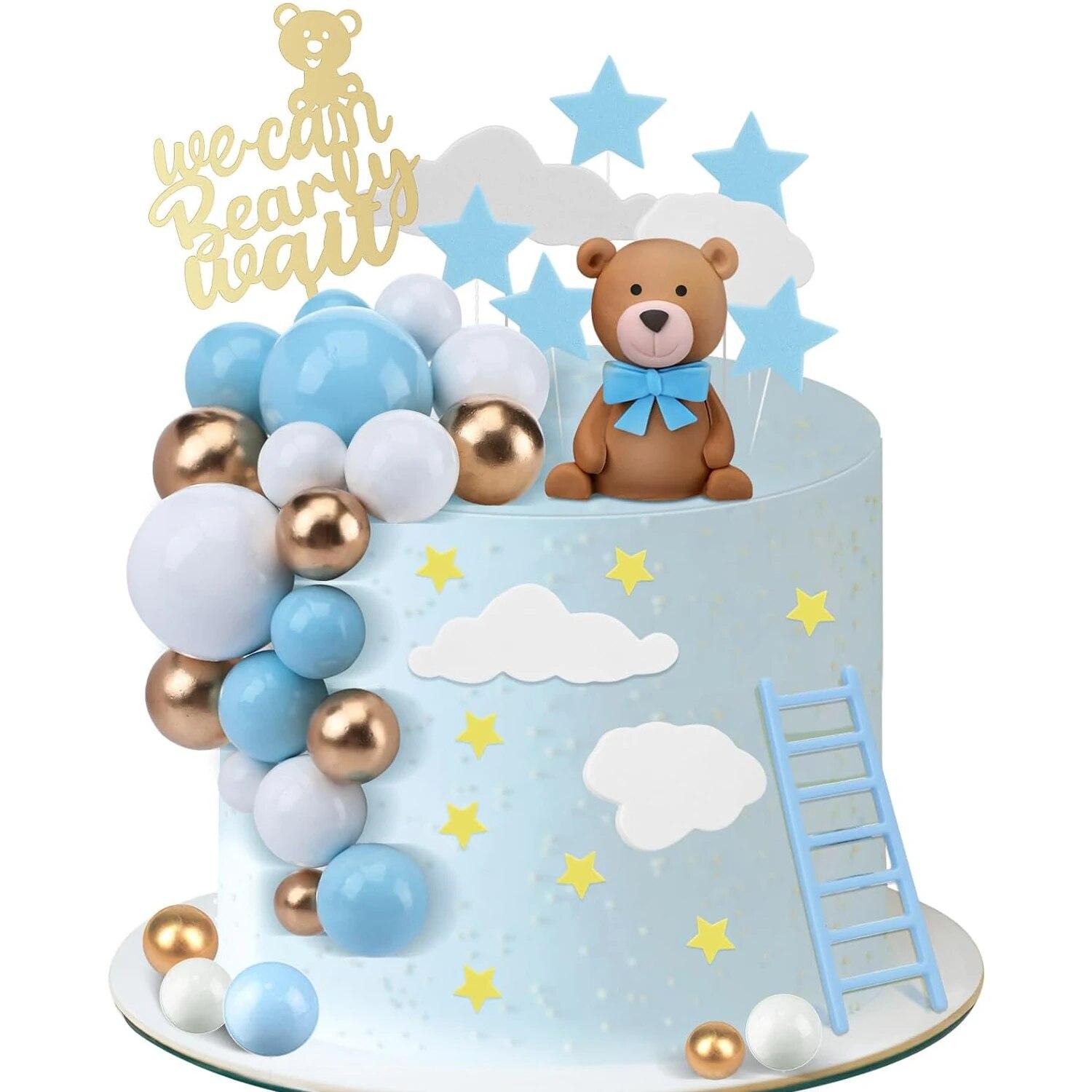 Прикраси для торта «Коричневий ведмідь» Ми ледь чекаємо Топпер для торта на день народження, дитячий душ, приладдя для вечірки, прикраси
Прикраси для торта «Коричневий ведмідь» Ми ледь чекаємо Топпер для торта на день народження, дитячий душ, приладдя для вечірки, прикраси