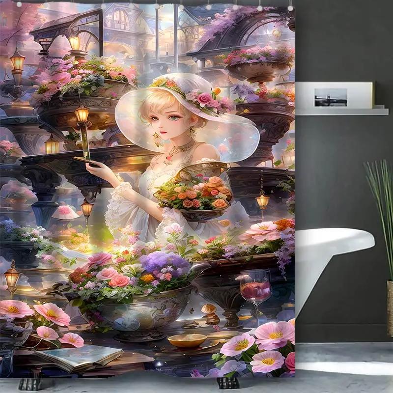 Dream View Cottage Bathing Curtain Bathroom Shower Curtain Waterproof With 12 Hooks Home Deco W60H190(CM)-1 Pcs
Dream View Cottage Bathing Curtain Bathroom Shower Curtain Waterproof With 12 Hooks Home Deco W60H190(CM)-1 Pcs