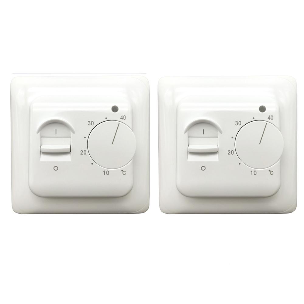 2/3/4 шт. настенные термостаты для электрического напольного отопления, ручной комнатный термостат, ручка регулирования температуры, контроль отопления 2pcs thermostat
2/3/4 шт. настенные термостаты для электрического напольного отопления, ручной комнатный термостат, ручка регулирования температуры, контроль отопления 2pcs thermostat