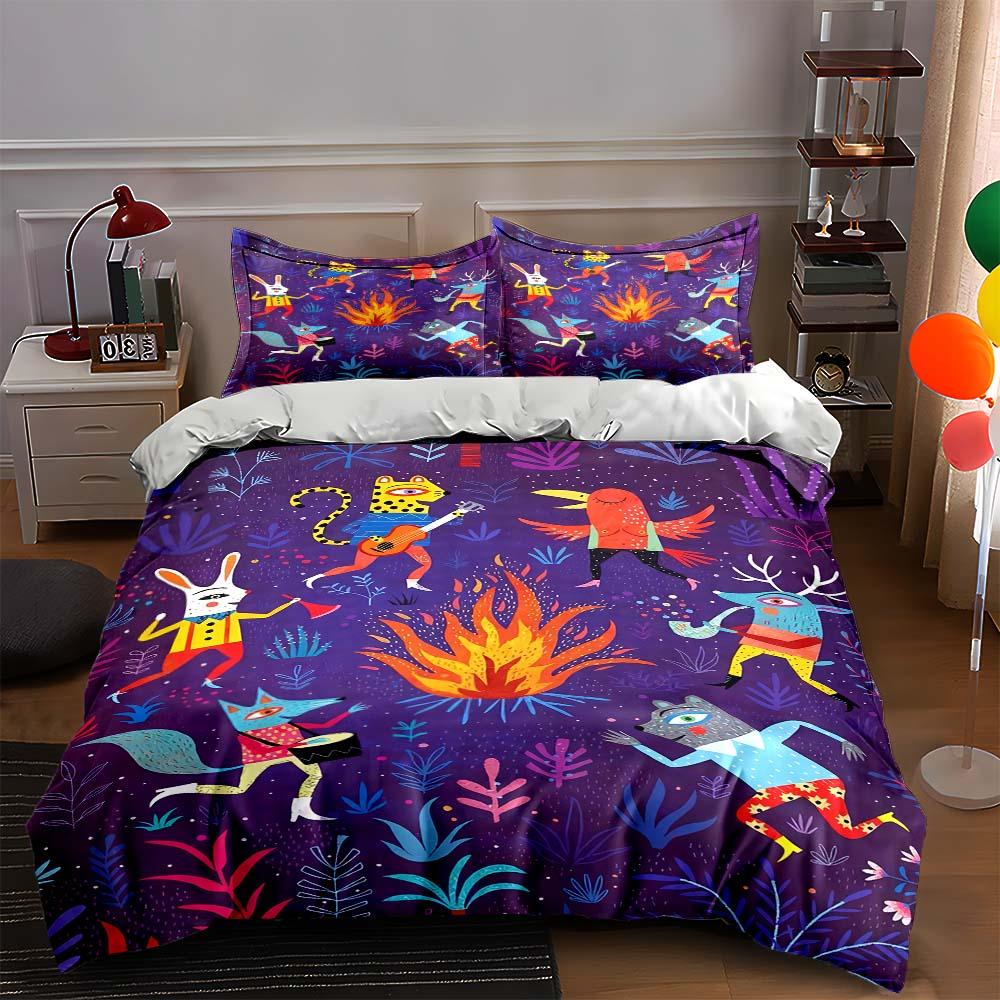 Vibrant, whimsical, colorful. Bedding Duvet cover sets Duvet covers Pillowcases gifts (1 * Duvet Cover 2 * Pillowcases, without duvet insert) 135x200cm
Vibrant, whimsical, colorful. Bedding Duvet cover sets Duvet covers Pillowcases gifts (1 * Duvet Cover 2 * Pillowcases, without duvet insert) 135x200cm