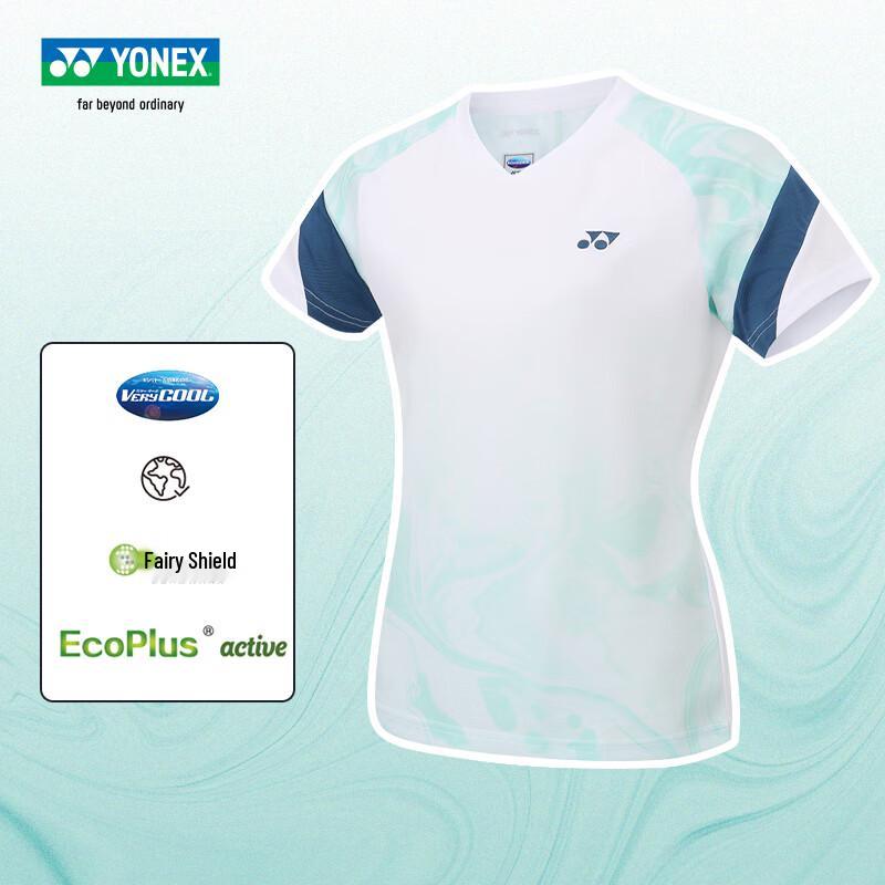 Спортивная футболка YONEX с коротким рукавом для бадминтона L
Спортивная футболка YONEX с коротким рукавом для бадминтона L