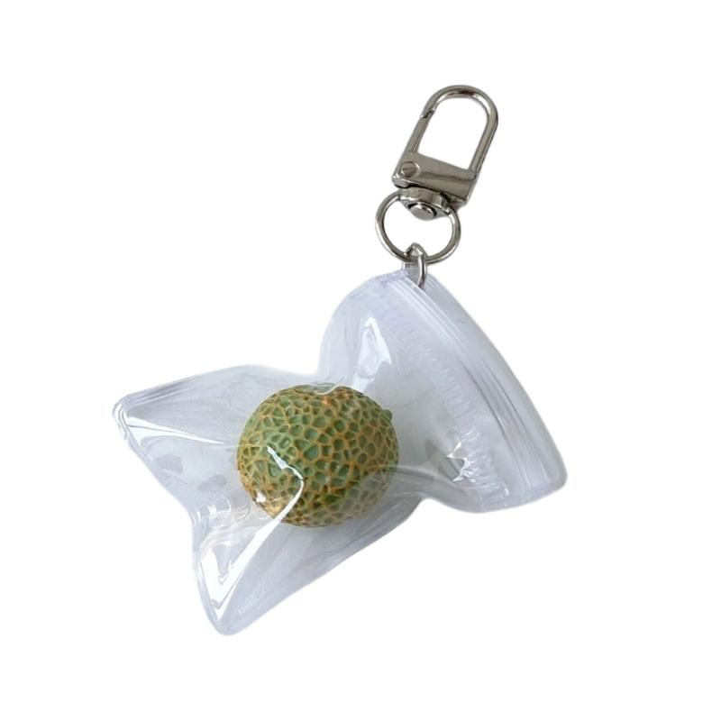 Hami Melon Keychain Jewelry Handmade Design Fruit Pendant Keyring Lightweight Portable Korean Fashion Accessory
Hami Melon Keychain Jewelry Handmade Design Fruit Pendant Keyring Lightweight Portable Korean Fashion Accessory