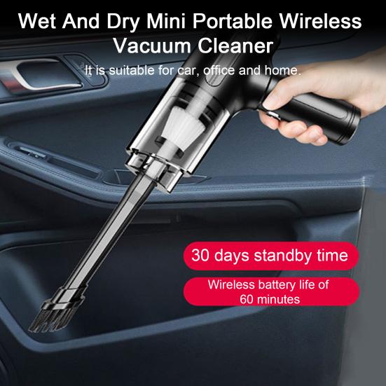 1 Set Car Vacuum Cleaner Strong Suction 120W Power Dust Collector Wet And Dry Mini Portable Wireless Vacuum Cleaner Home Appliance
1 Set Car Vacuum Cleaner Strong Suction 120W Power Dust Collector Wet And Dry Mini Portable Wireless Vacuum Cleaner Home Appliance