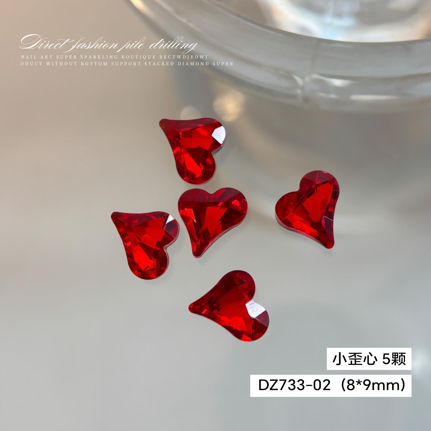 Super Sparkling Red Nail Jewelry Square Candy Crooked Heart Fat Crystal Sharp Bottom Light Luxury Versatile Chinese
Super Sparkling Red Nail Jewelry Square Candy Crooked Heart Fat Crystal Sharp Bottom Light Luxury Versatile Chinese