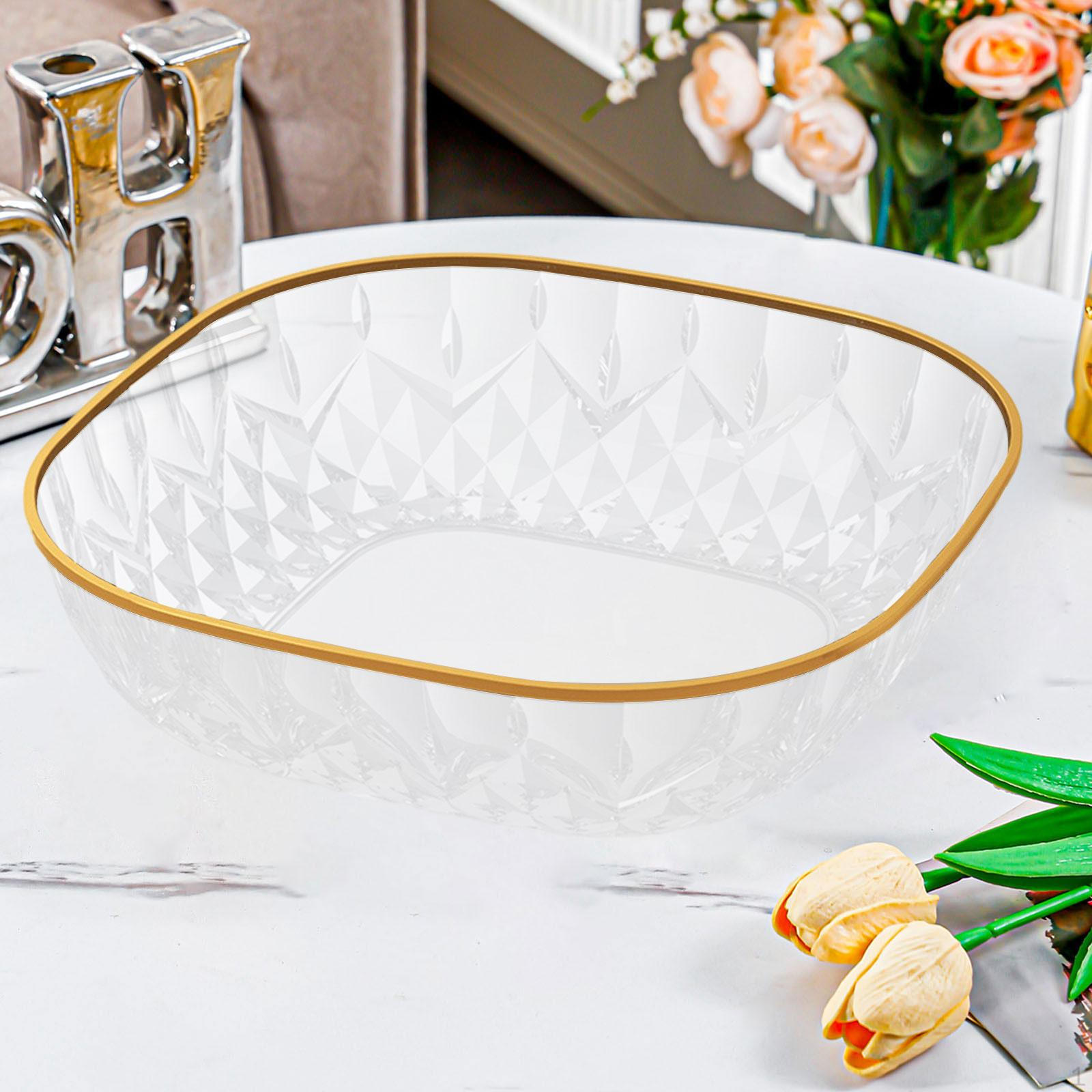 Блюдо для фруктов и овощей, Поднос для сервировки, Многофункциональная декоративная чаша, для закусок и конфет белый
Блюдо для фруктов и овощей, Поднос для сервировки, Многофункциональная декоративная чаша, для закусок и конфет белый