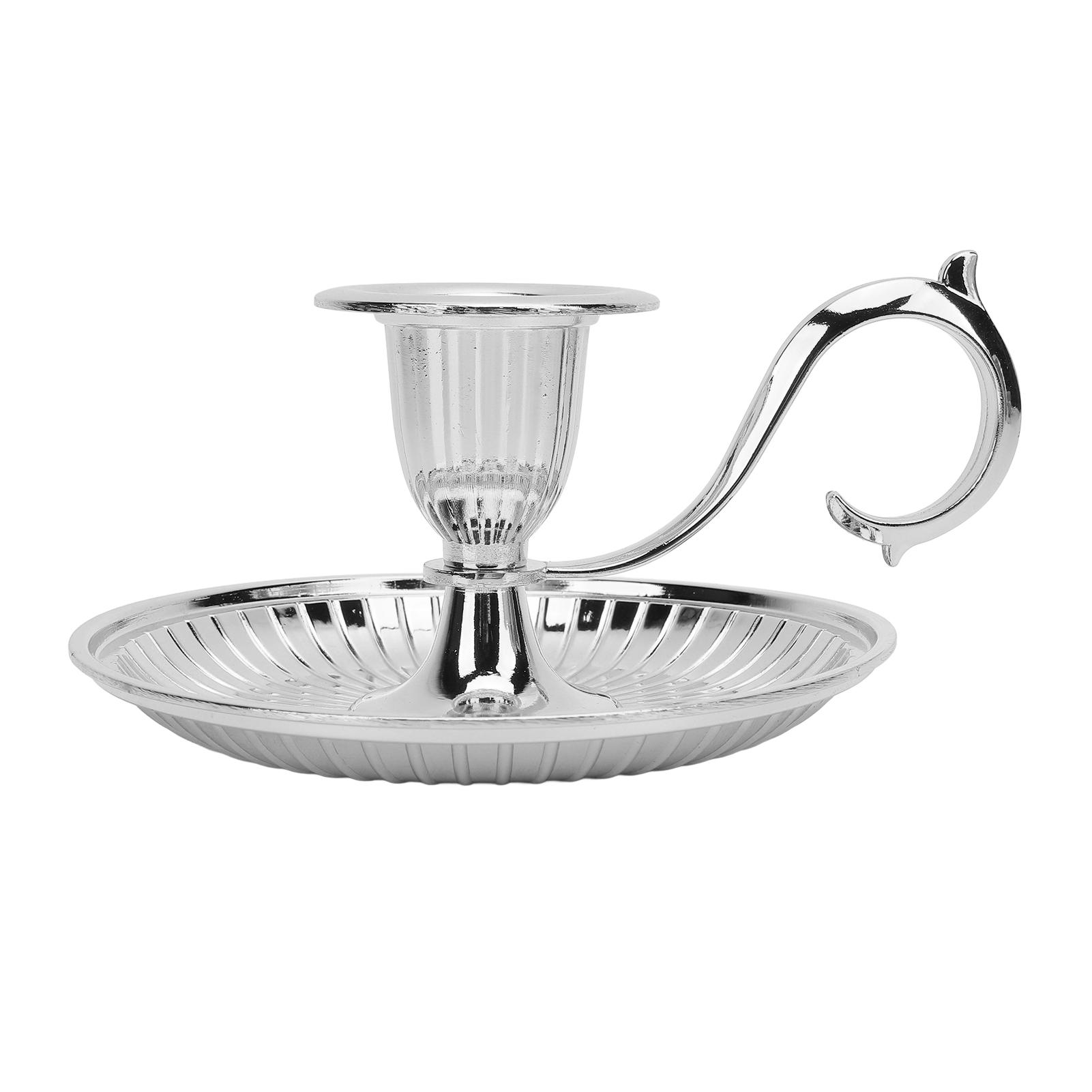 Vintage Candle Holder Round Bottom Taper Candle Stick Stand for Dinner Table Home Decoration срібний
Vintage Candle Holder Round Bottom Taper Candle Stick Stand for Dinner Table Home Decoration срібний