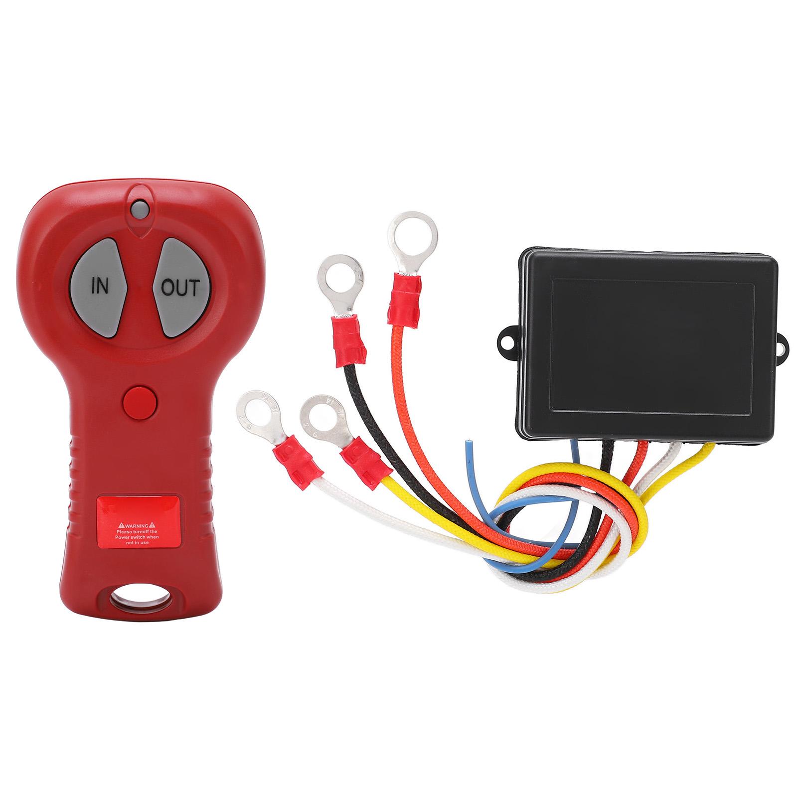 Wireless Winch Remote Control Kit with Indicator Light 930V 434MHZ Waterproof Universal for Truck
Wireless Winch Remote Control Kit with Indicator Light 930V 434MHZ Waterproof Universal for Truck