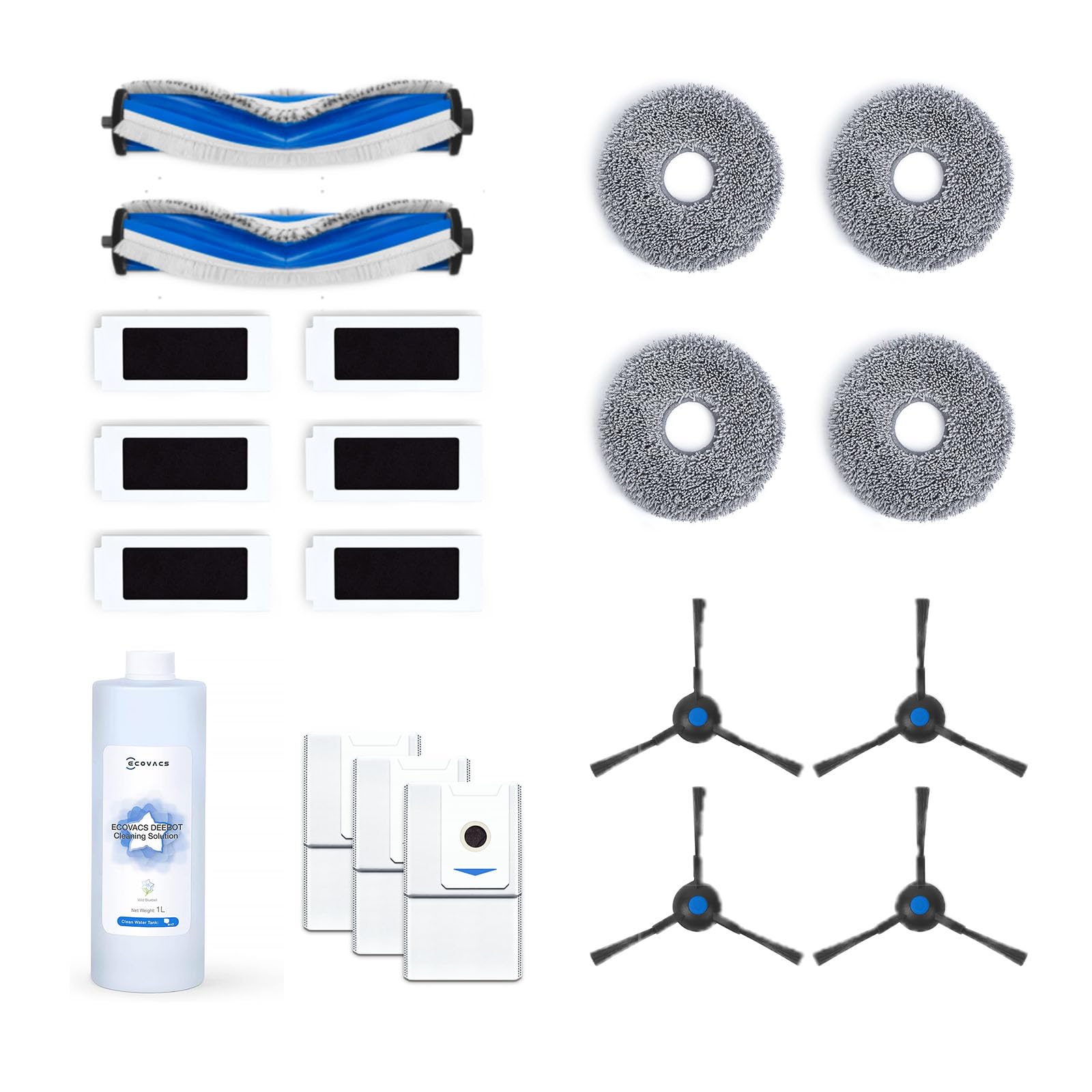 Эксклюзивный набор аксессуаров ECOVACS DEEBOT T30s Pro Расходные материалы Сменные расходные материалы
Эксклюзивный набор аксессуаров ECOVACS DEEBOT T30s Pro Расходные материалы Сменные расходные материалы