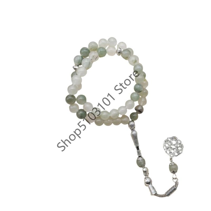 X6HE 45 Beads 8mm Hui Ethnic Inspired Bracelet Imitation Jades Glass Jewelry Sturdy Cultural Wrist Accessory
X6HE 45 Beads 8mm Hui Ethnic Inspired Bracelet Imitation Jades Glass Jewelry Sturdy Cultural Wrist Accessory