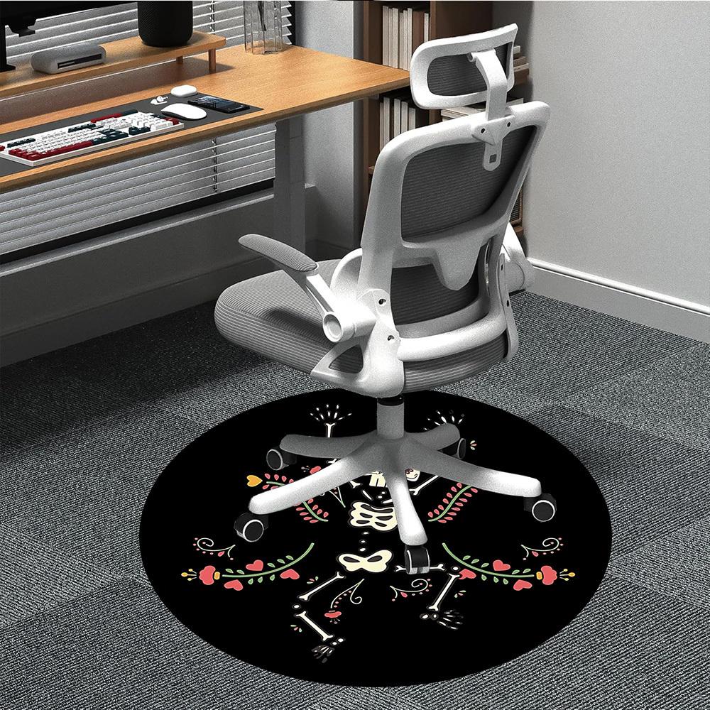 1pc Skeletal Flowers Office Round Area Rug, Indoor Mat Suitable For Office, Under Office Chairs Bedroom Living Room Home Decor204 80cm by 80cm
1pc Skeletal Flowers Office Round Area Rug, Indoor Mat Suitable For Office, Under Office Chairs Bedroom Living Room Home Decor204 80cm by 80cm