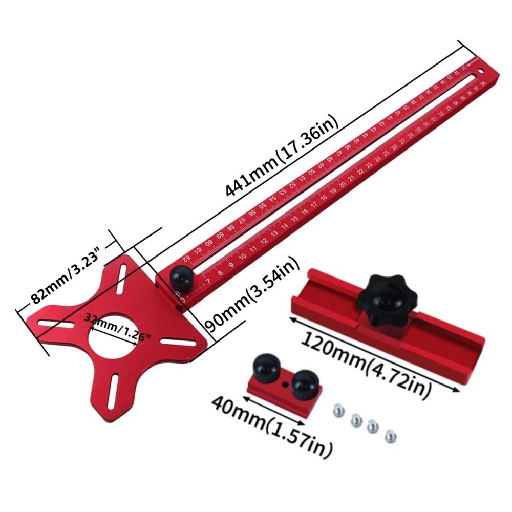 3 in 1 Router Milling Groove Bracket Woodworking Cutting and Milling Circular Auxiliary Tool Aluminum Router Circle Cutting Jig
3 in 1 Router Milling Groove Bracket Woodworking Cutting and Milling Circular Auxiliary Tool Aluminum Router Circle Cutting Jig