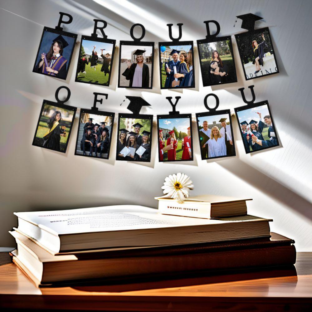 Proud of You Picture Banner Celebrate Graduation Hanging Decor Graduation Photo Banner Classmates чорний
Proud of You Picture Banner Celebrate Graduation Hanging Decor Graduation Photo Banner Classmates чорний