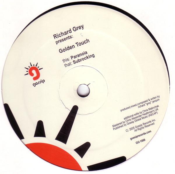 12inch Record RICHARD GREY PRESENTS: GOLDEN TOUCH - Paranoia GG1069 Gossip Records 2005 US Dance & Electronica Used
12inch Record RICHARD GREY PRESENTS: GOLDEN TOUCH - Paranoia GG1069 Gossip Records 2005 US Dance & Electronica Used