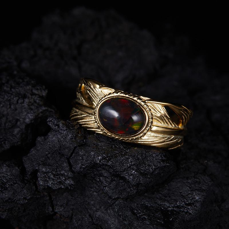 Multi-Color Natural Colored Treasure Ring S925 Sterling Silver Inlaid Turquoise Opal Ring Women S Retro Senior Sense
Multi-Color Natural Colored Treasure Ring S925 Sterling Silver Inlaid Turquoise Opal Ring Women S Retro Senior Sense