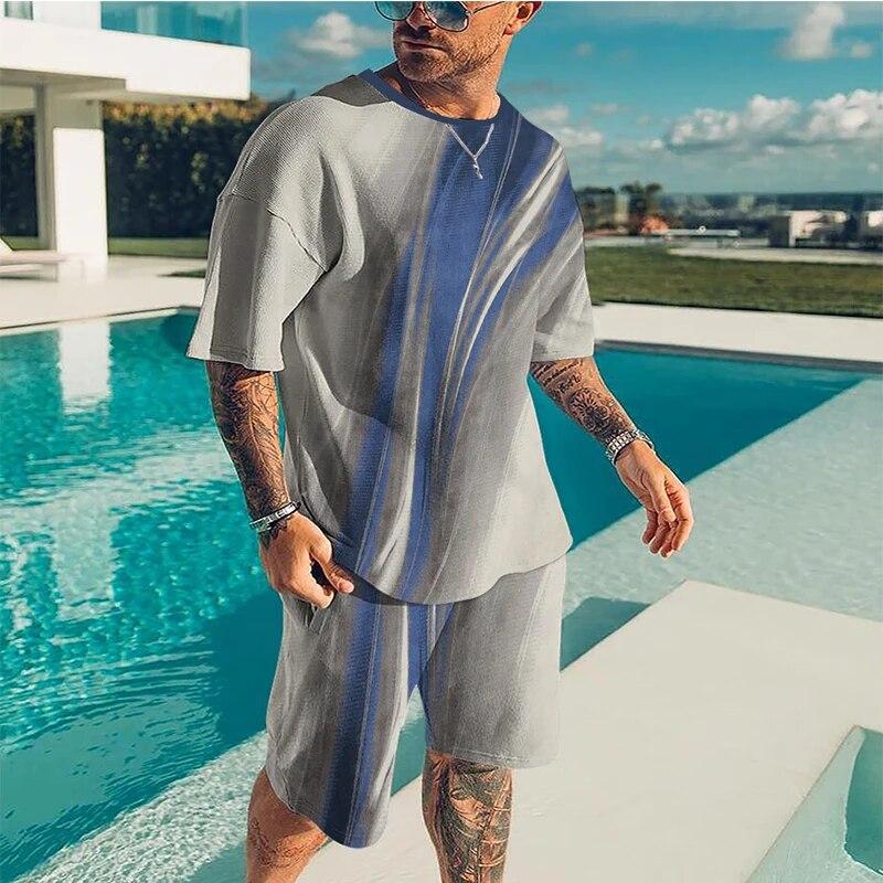 Men s Outfit Summer Short Sleeve T Shirt Sets Fashion 2 Piece Streetwear 3D Printed Sports Beach Shorts Sportswear Man Set
Men s Outfit Summer Short Sleeve T Shirt Sets Fashion 2 Piece Streetwear 3D Printed Sports Beach Shorts Sportswear Man Set
