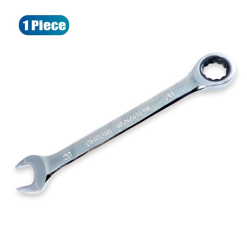 1piece 6-22mm Metric Ratchet Combination Wrench CR-V Steel Double Ended Spanner Hand Tool for Automotive Furniture Repair (as the picture,6mm)
1piece 6-22mm Metric Ratchet Combination Wrench CR-V Steel Double Ended Spanner Hand Tool for Automotive Furniture Repair (as the picture,6mm)