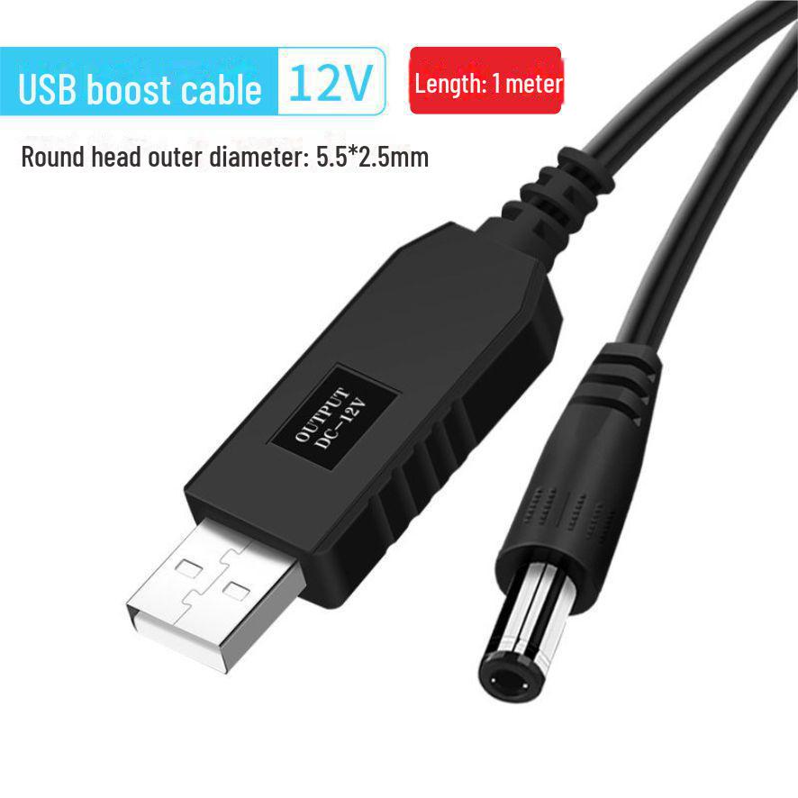 Кабель USB на DC5521 кутовий 5V-12V з круглою головкою для заряджання 9V батареї 12V 5525 straight head 1 meter 12W
Кабель USB на DC5521 кутовий 5V-12V з круглою головкою для заряджання 9V батареї 12V 5525 straight head 1 meter 12W