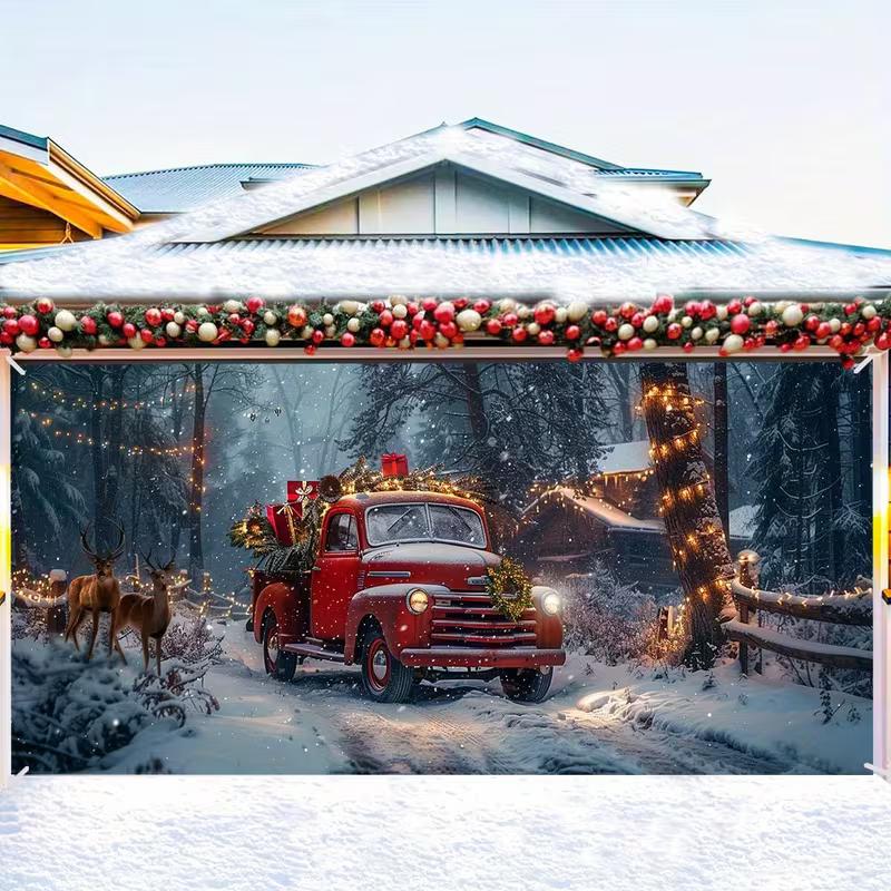 2D Christmas Red Truck Backdrop, Winter Snow Forest Photography Background Cloth 47.2x31.5inch/120*80cm
2D Christmas Red Truck Backdrop, Winter Snow Forest Photography Background Cloth 47.2x31.5inch/120*80cm