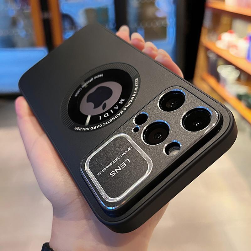 Роскошный чехол Magsafe с большим окном для iPhone 15 14 13 12 11 Pro Max, металлический противоударный чехол для объектива камеры с беспроводной зарядкой
Роскошный чехол Magsafe с большим окном для iPhone 15 14 13 12 11 Pro Max, металлический противоударный чехол для объектива камеры с беспроводной зарядкой
