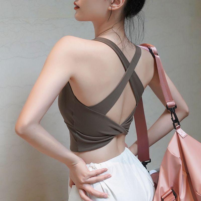 Y Yoga Straps Vest Fitness Women s American Pilates Back Cross Beauty Back Exercise Tops Running Training White inside S
Y Yoga Straps Vest Fitness Women s American Pilates Back Cross Beauty Back Exercise Tops Running Training White inside S