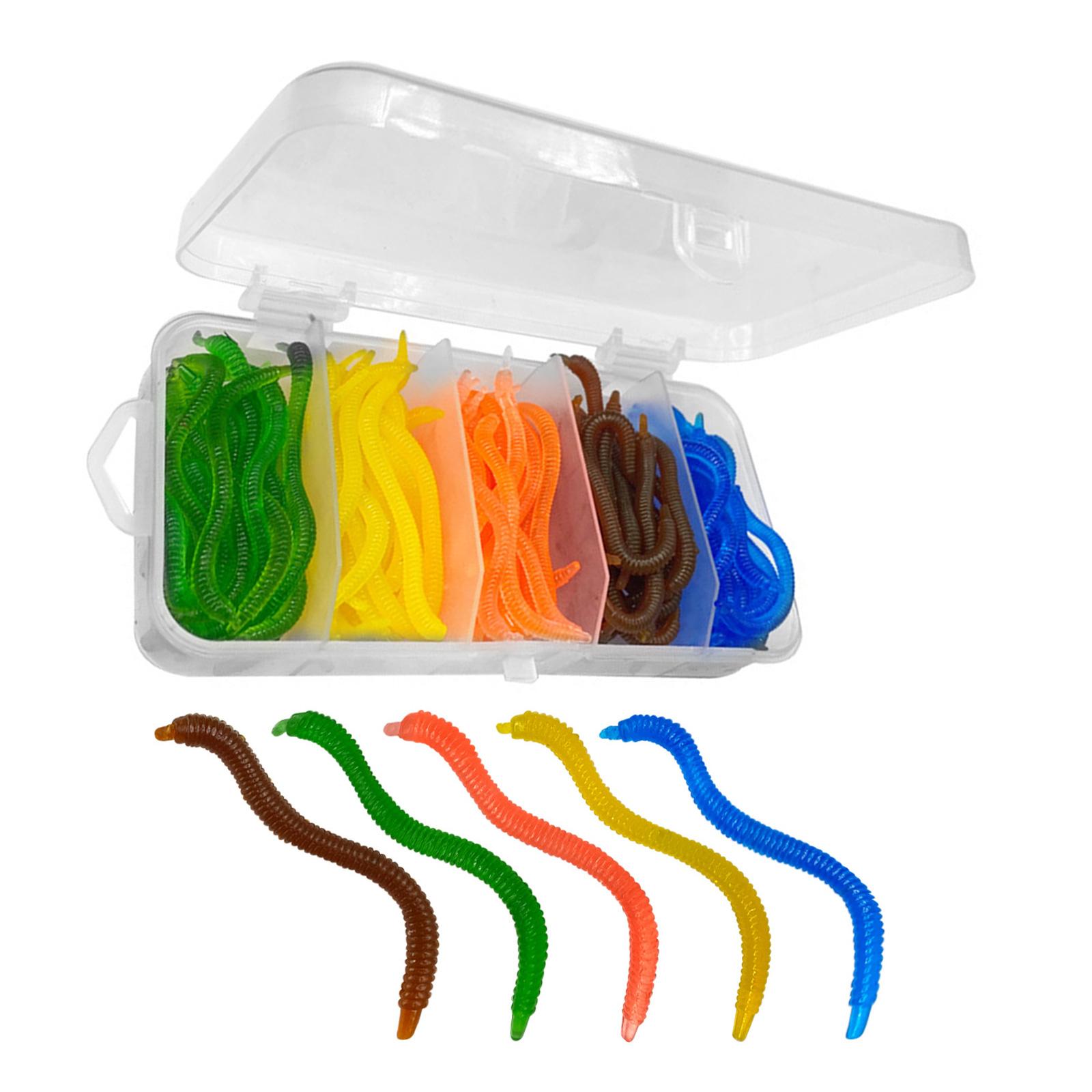 100Pcs Insect Soft Fishing Lures Artificial Earthworms Soft Lures Fishing Baits Earthworms Baits for Freshwater 1
100Pcs Insect Soft Fishing Lures Artificial Earthworms Soft Lures Fishing Baits Earthworms Baits for Freshwater 1